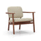 Marea Lounge Chair  option Main Line Flax MLF20