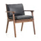 Ren Dining Armchair  option Bellagio 2 Black 7925 Leather