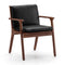 Ren Dining Armchair  option Milano Black 2522 Leather