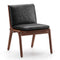 Ren Dining Chair  option Bellagio 2 Black 7925 Leather