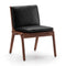 Ren Dining Chair  option Milano Black 2522 Leather