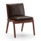 Ren Dining Chair  option Milano Brown 0972 Leather