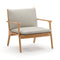 Ren Lounge Chair  option Omega Ice Leather
