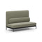Arc 2-Seater High Back Middle Sofa  option L493 Sanfor Nickel 3475