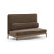 Arc 2-Seater High Back Middle Sofa  option Natural Oak
