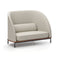 Arc 2-Seater High Back Sofa  option Omega Ice Leather