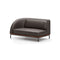 Arc 2-Seater Module Sofa  option Omega Tabac Leather