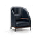 Arc High Back Lounge Chair with Tablet  option Crystal Baltic 3814 Leather