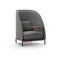 Arc High Back Lounge Chair with Tablet  option Remix 3 0133