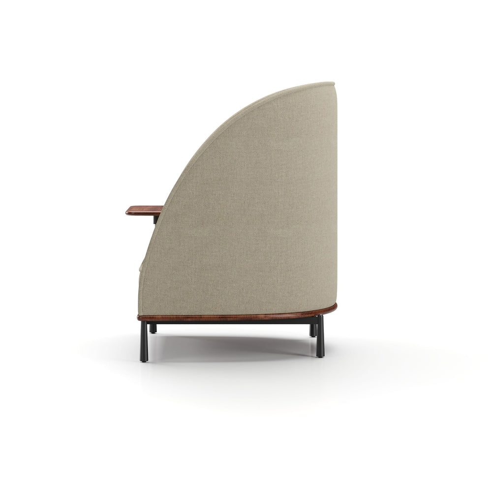 Arc High Back Lounge Chair with Tablet