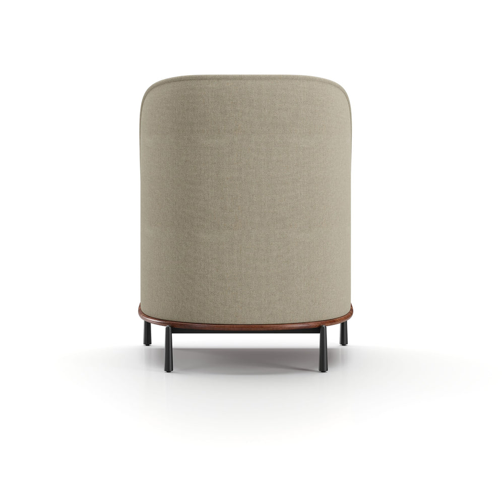 Arc High Back Lounge Chair with Tablet