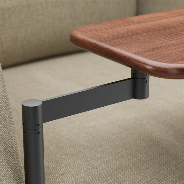 Arc High Back Lounge Chair with Tablet