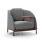 Arc Lounge Chair with Table  option Steelcut Trio 3 0124