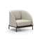 Arc Lounge Chair  option Omega Ice Leather