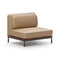 Arc Middle Lounge Chair  option Bellagio 2 Cream 8805 Leather