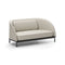 Arc 2-Seater Sofa  option Black Oak