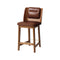 Boyd Bar and Counter Stool  option Newcastle Dark Brown New 25 Leather / Counter: 24 in height