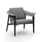 Bruno Lounge Chair  option Black Oak