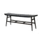 Freja Bench  option Black Oak
