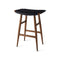 Freja Stool  option Natural Walnut / Black Paper