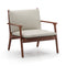 Ren Lounge Chair  option Natural Walnut