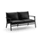 Ren 2-Seater Sofa  option Milano Black 2522 Leather
