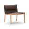 Taylor Lounge Chair  option Crystal Wolf 3386 Leather