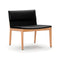 Taylor Lounge Chair  option Milano Black 2522 Leather