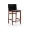 Taylor Stool  option Milano Black 2522 Leather