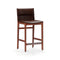 Taylor Stool  option Milano Brown 0972 Leather