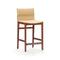 Taylor Stool  option Milano Ivory 5020 Leather