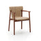 Timothy Dining Armchair  option Natural Walnut