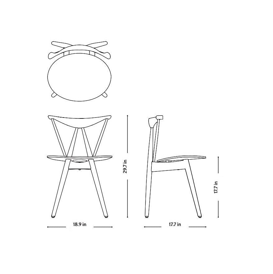 Wohlert Piano Dining Chair
