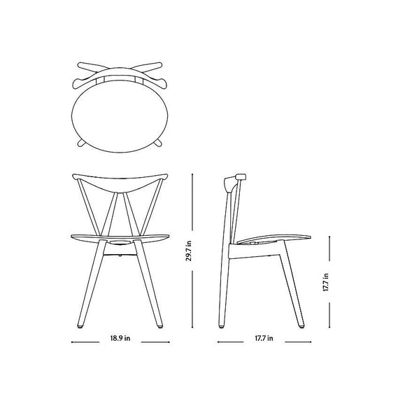 Wohlert Piano Dining Chair