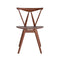 Wohlert Piano Dining Chair  option Natural Walnut