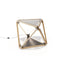 Diamond Table Lamp  option Blackened Steel
