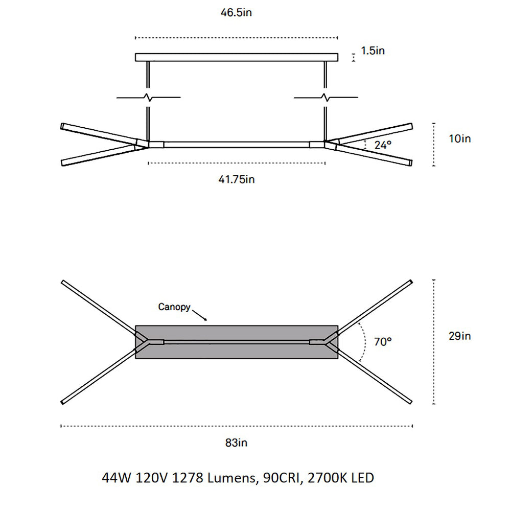 Bough Double Pendant Light