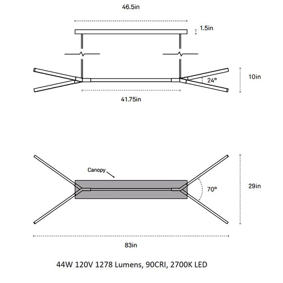Bough Double Pendant Light