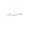 Branching Bough Pendant Light  option Brushed Brass