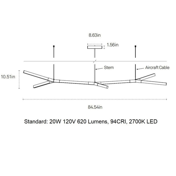 Branching Bough Pendant Light