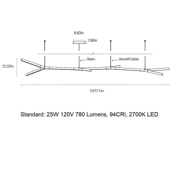 Branching Bough Pendant Light