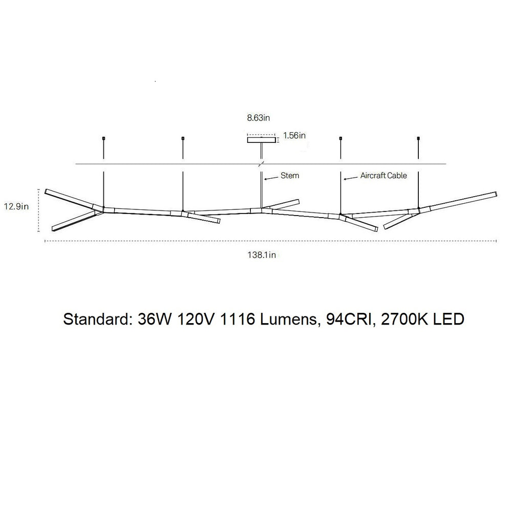Branching Bough Pendant Light