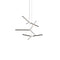 Multiple Bough Pendant Light  option Brushed Nickel