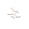 Multiple Bough Pendant Light  option American Walnut