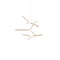 Multiple Bough Pendant Light  option Maple