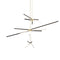 Multiple Skybang Pendant Light  option Brushed Brass