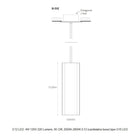 Pillar LED Pendant Light