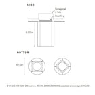 Pillar Surface LED Flush Mount