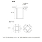 Pillar Surface LED Flush Mount