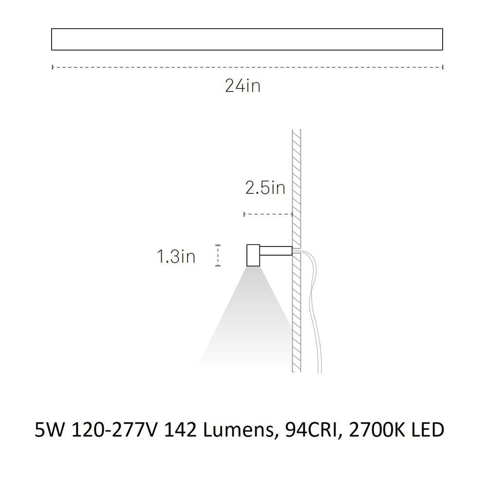 Ray Wall Sconce Uplight/Downlight